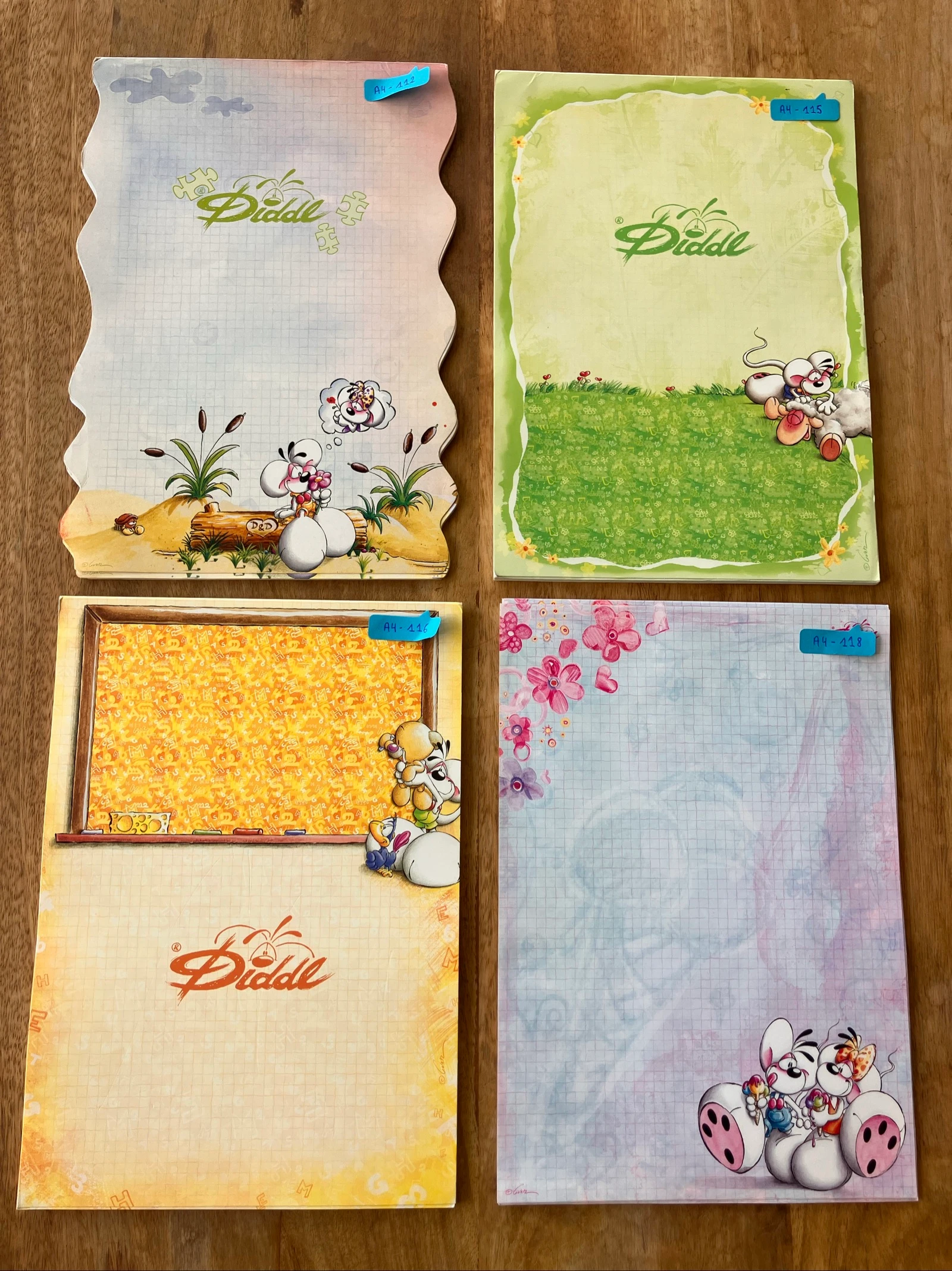 Diddl - Conjunto de 11 folhas A4 – photo 2